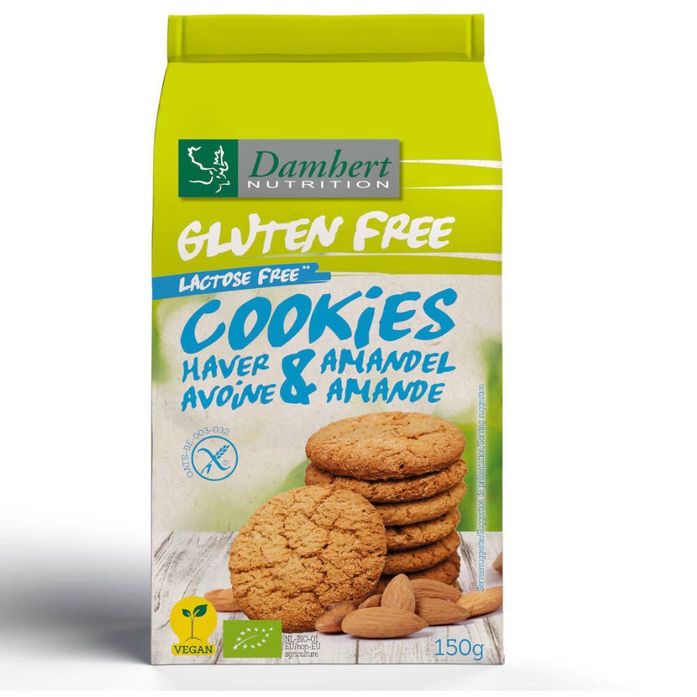 Damhert Gluten Free Haverkoekjes Amandel