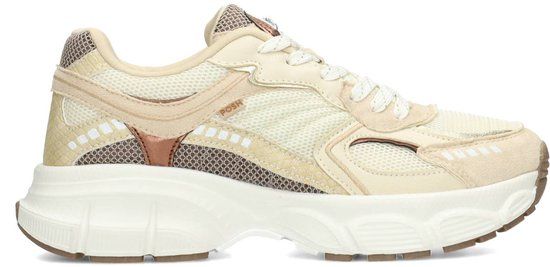 POSH by Poelman Dames Sneakers Lise Beige