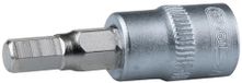 KS Tools 911.1441-E 1/4" Bit-dopsleutel binnenzeskant, 8mm, Hanger
