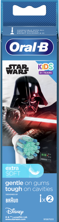 Oral-B Kids Opzetborstels Met Star Wars-figuren, 2 Stuks