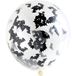 Folat - Ballonnen met Vleermuis Confetti 30cm - 4 stuks