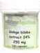 Natuurapotheek Ginkgo biloba 24% 250mg 100 Capsules