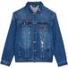 Tealer Veste en jean Ushiwa