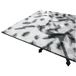 Nappe transparente décorée paillettes film PVC table résistant aux taches épaisse plumes (a) - 100x580 cm