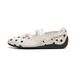 PUMA Speedcat Ballerina met riempjes zwart / wit