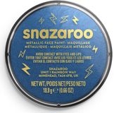 Snazaroo 1118331 - Electric Blue - 18ml Aqua Schmink & Kinderschmink