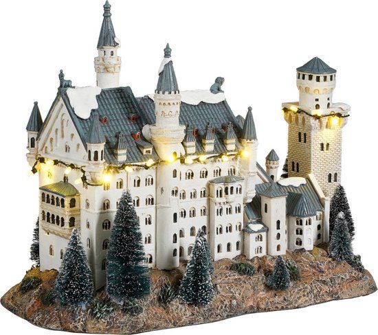 Luville Schloss Neuschwanstein - Polyresin - Multi - 25 cm