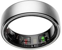 NOLATR NEX Slimme Ring - Slaaptracker - Hartslagmeter - SpO2 - Huidtemperatuur - Stappenteller - Nederlandse App - Zilver - Maat 13