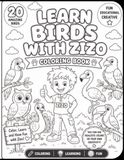 Learn Zizo Learn Birds with Zizo: Bird Coloring Book