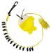 Ligne à linge de voyage coupe-vent avec clips de suspension réglables