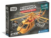 Clementoni - Wetenschap en spel, monteurlaboratorium: reddingshelikopter, bouwpakket van Stem, meer dan 220 componenten, leeftijd 8+, gemaakt in Italië, 55666