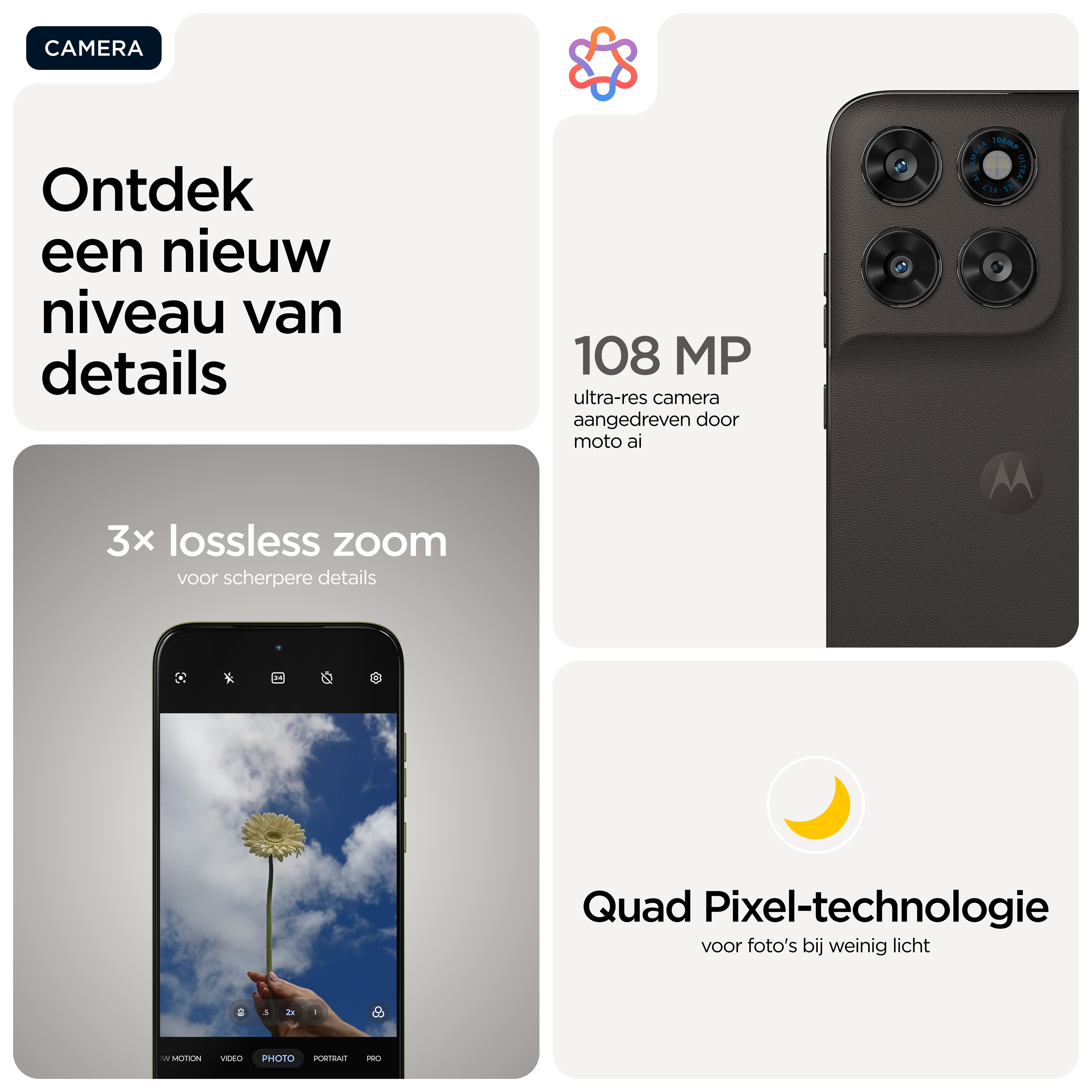 Motorola moto g77 5G Smartphone - 8GB/256GB - Pantone Black Olive