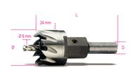 Beta Gatfrezen HSS, volledig geslepen 451 36