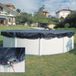 Gre Winterkleed rond 300 cm Zwart