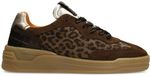 Manfield - Dames - Leopard suède sneakers - Maat 41