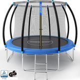 Monzana Trampoline - 305cm Incl Veiligheidsnet Rand Ladder - Blauw