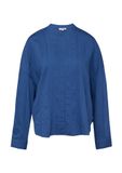 s.Oliver Dames Casual Viscose Mix Blouse met Ronde Hals