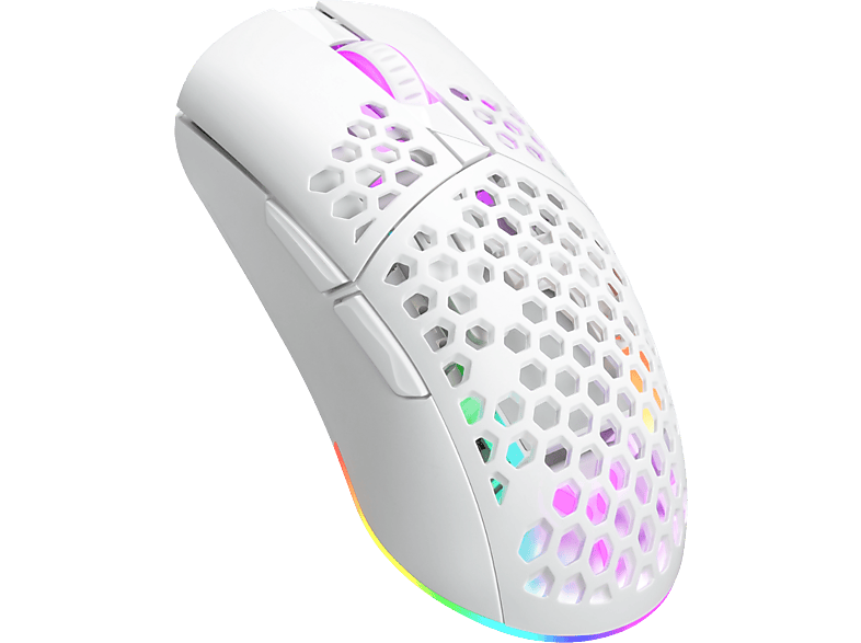 ISY IGM 5000-BK Ultralight Wireless RGB Gaming Mouse - White