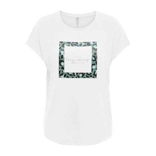 ONLY PLAY sport T-shirt ONPAUB wit