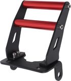 Allecto Repose-pieds arrière en aluminium pour scooter électrique - Rouge/Noir