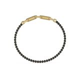 Guess - Heren Guess stalen goldplated armband GUESS ETERNITY - Armband - Staal - Goudkleurig - 21.50 cm