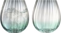 L.S.A. Dusk Tumbler Glas 425 ml Set van 2 Stuks Groen