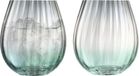 L.S.A. Dusk Tumbler Glas 425 ml Set van 2 Stuks Groen