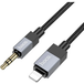 HOCO Audio Lightning-kabel - 3.5mm UPA32A, 1m, Zwart