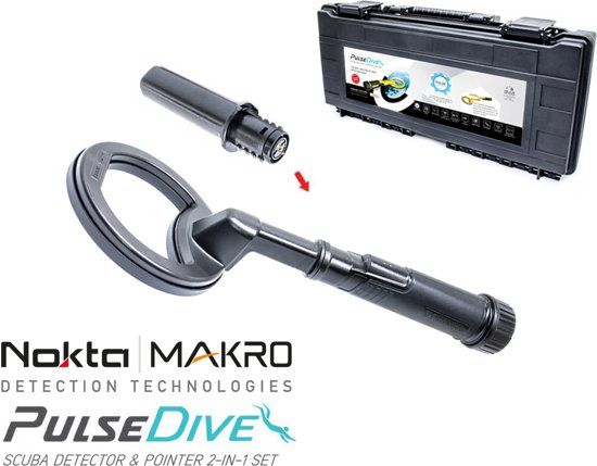 Nokta Makro PulseDive Zwart - Metaaldetector - 8699394001124