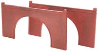 Hornby R8512 Skaledale 00 spoor tunnelportalen dubbel (baksteen), rood