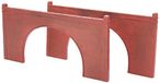 Hornby R8512 Skaledale 00 spoor tunnelportalen dubbel (baksteen), rood