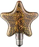 Lucande - E27 LED-lamp - Glas, metaal - E27 - rookgrijs, goud