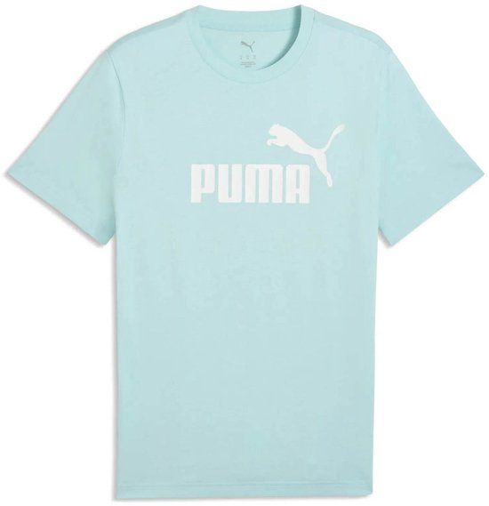 Puma T-shirt Set van 1 Lichtblauw Katoen 3XL