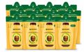 Garnier Loving Blends Shampoo Refill Huile d'avocat & Beurre de karité Très sec, Cheveux ondulés ou bouclés 12 x 250 ml