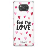 ERT GROUP mobiel telefoonhoesje voor Xiaomi POCOPHONE X3 origineel en officieel erkend Babaco patroon Feel the love 001