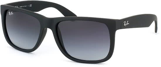 Ray-Ban RB4165 601/8G - Justin - Zwart/Grijs Gradiënt - 51mm