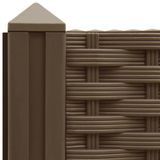 VidaXL Plantenbak Polypropyleen Bruin 40x40x71 cm