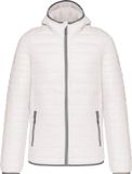 Kariban Outdoorjas 'Lightweight Hood Padded' Wit - L