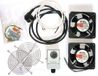 XtendLan ventilatiesysteem voor wandkasten, met thermostaat, 2 ventilatoren, voedingskabel en verbindingsmateriaal