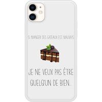 Apple Siliconen hoesje compatibel met iPhone 11 Eating Cakes