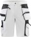 Blåkläder Schildersshort met 4-weg stretch 1088-1645 - Wit/Donkergrijs - C46