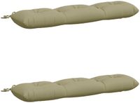 vidaXL - Set van 2 - Kussen - VIANEN - 100% - Polyester - Lichtgroen