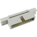 TRU COMPONENTS 1589795 Connecteur à broches avec bride de montage Pas : 2.54 mm Nombre total de broches : 16 Nombre de rangées : 2 1 pièce(s)