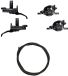 Shimano Bl-m8200-br/m8200 2-piston Upgradekit Zilver
