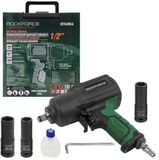 Rockforce RF-82549K4 - Slagmoersleutel - 1450Nm - 1/2 Inch - Twin Hammer