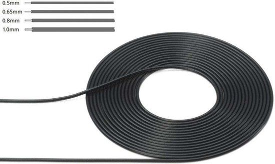 Tamiya Modelbouwdecoratie - 12675 Cable - Dia 0,5 mm / 2m Long Kabel(s)