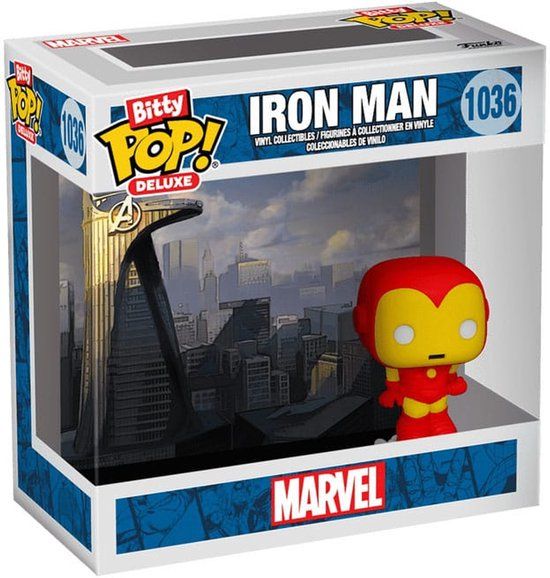 Funko Bitty Pop! Deluxe: Iron Man (Avenger Tower)