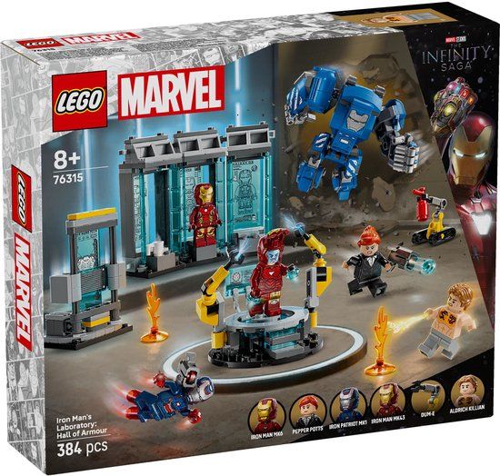 LEGO Marvel Iron Mans Laboratorium: Harnasruimte Set - 76315