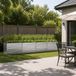 vidaXL Jardinière surélevée galvanisé argent 321 x 40 x 55 cm
