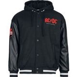 AC/DC EMP Signature Collection AC/DC Collegejas - Zwart-Grijs - Maat XL